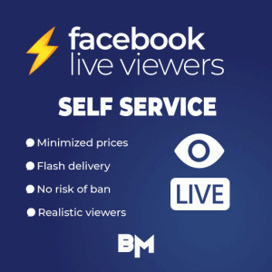 Facebook Live Viewers 3 Hours (Self Service)